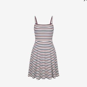 Women’s US S Whit/Blue/Orange Boat Day Dress